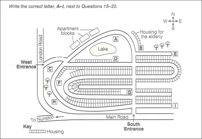 Các câu hỏi dạng Map, Plan, Diagram