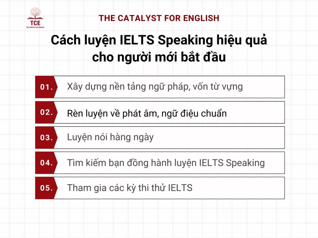 Cách luyện IELTS Speaking hiệu quả cho người mới bắt đầu