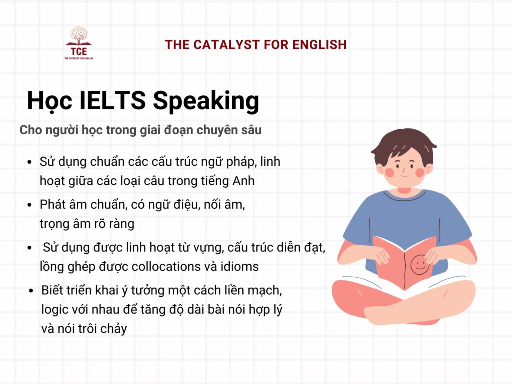 Học IELTS Speaking trong giai đoạn chuyên sâu 