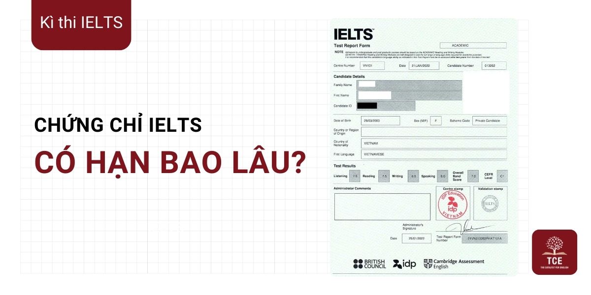 Bằng IELTS có giá trị bao lâu?