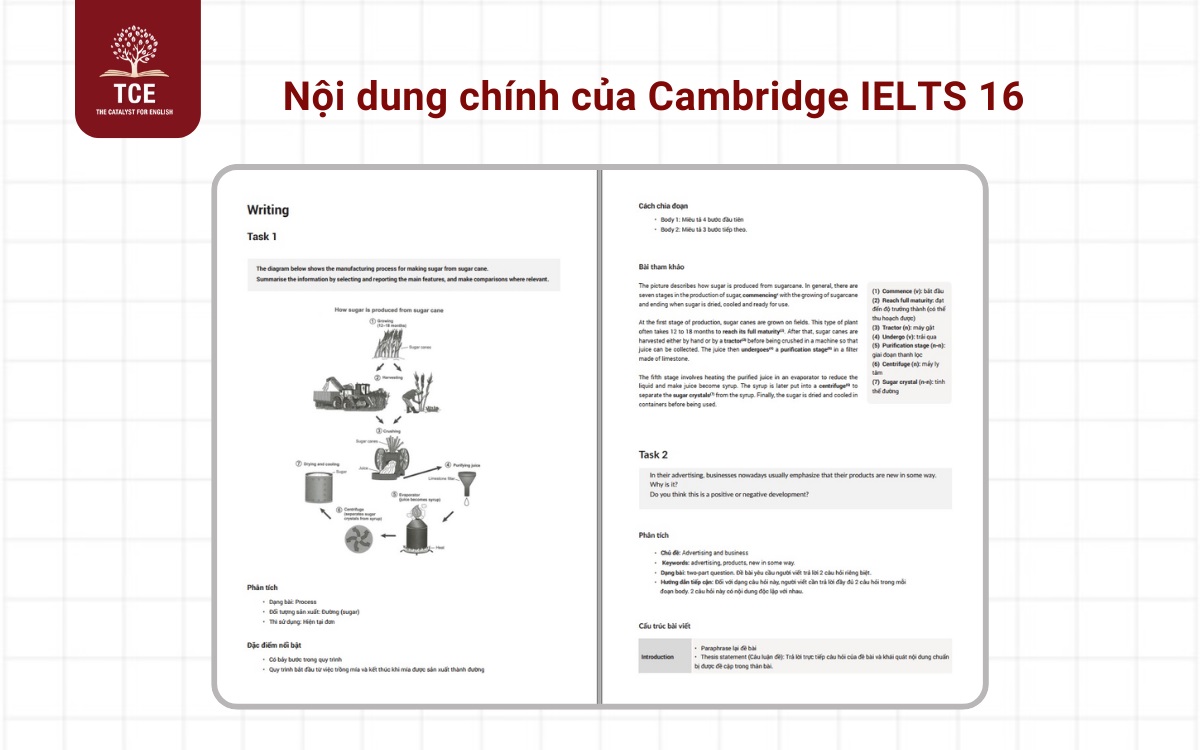 Nội dung chính của Cambridge IELTS 16