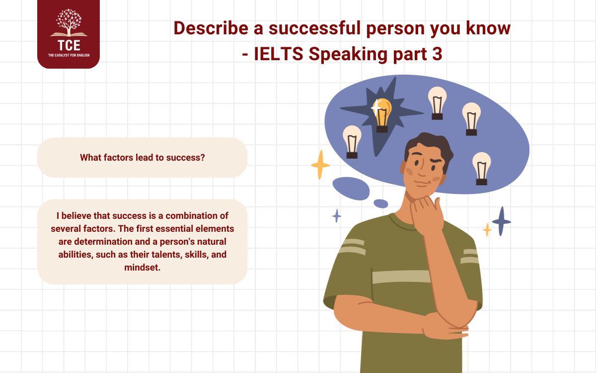 Describe a successful person you know - IELTS Speaking part 3