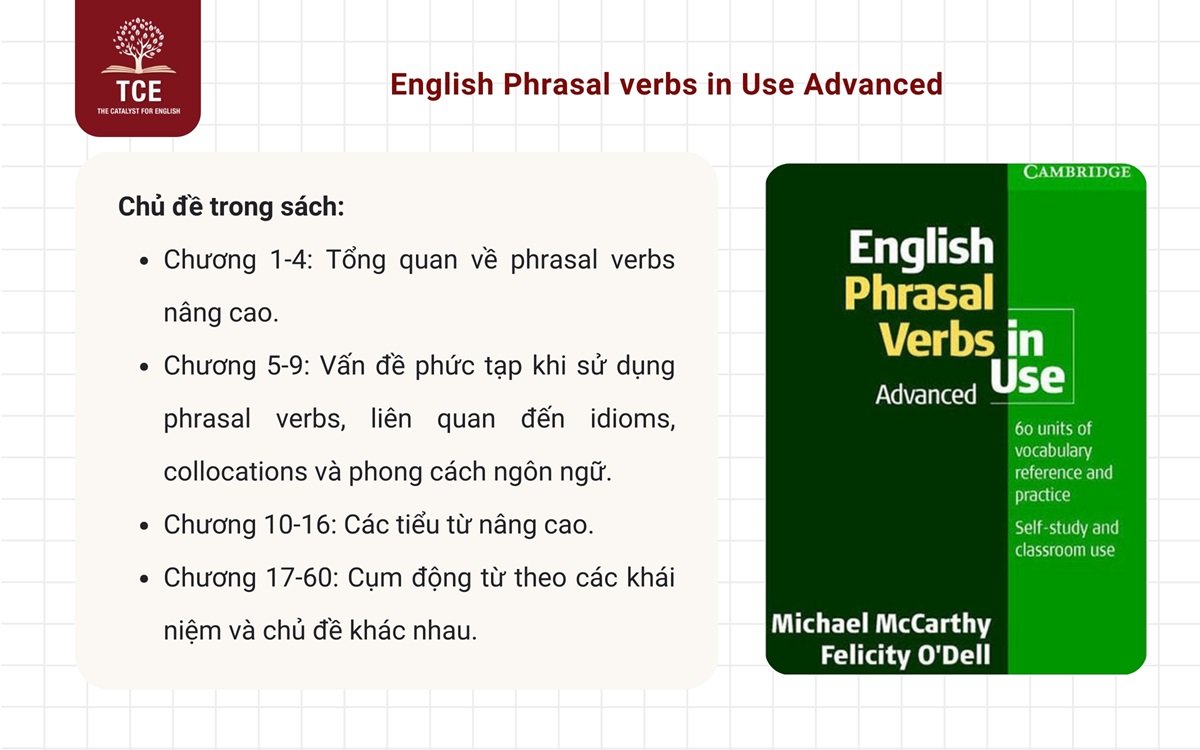 English Phrasal Verbs In Use Advanced