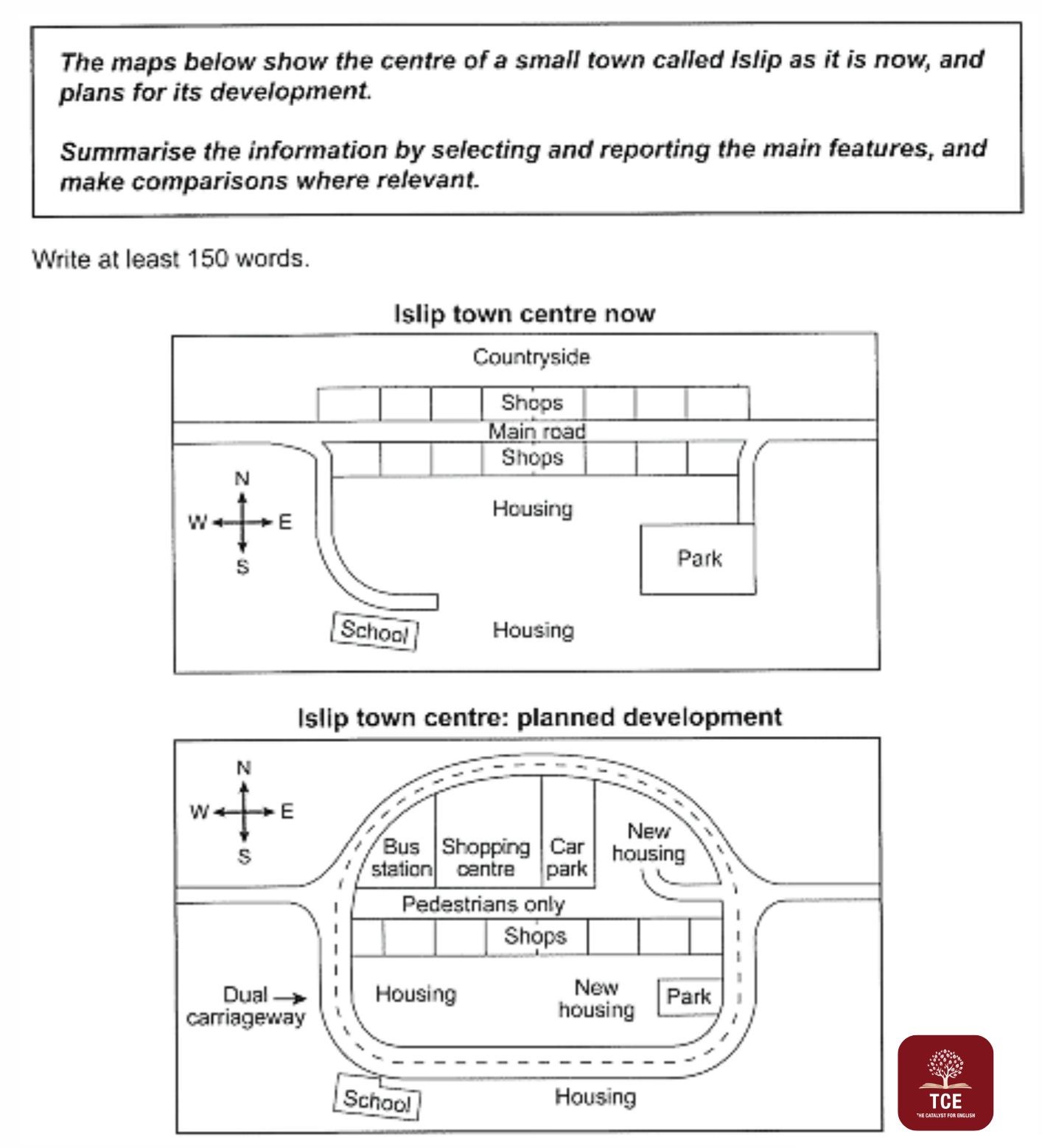 Maps showing proposals or future changes