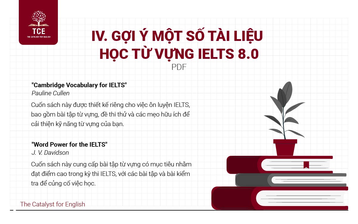 Một số tài liệu học từ vựng IELTS 8.0 PDF