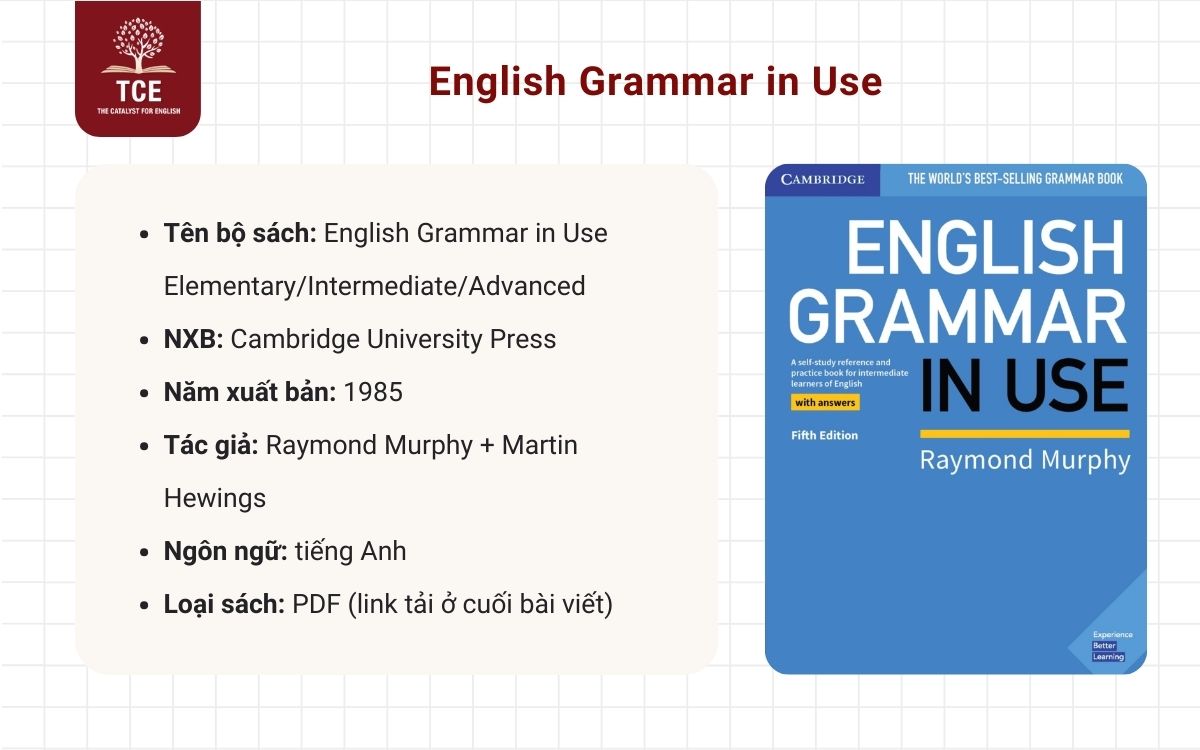 Bộ sách English Grammar in Use PDF & lời giải miễn phí | The Catalyst ...