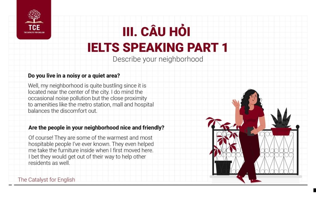 Describe your neighborhood - IELTS Speaking Part 1,2,3 | The Catalyst ...