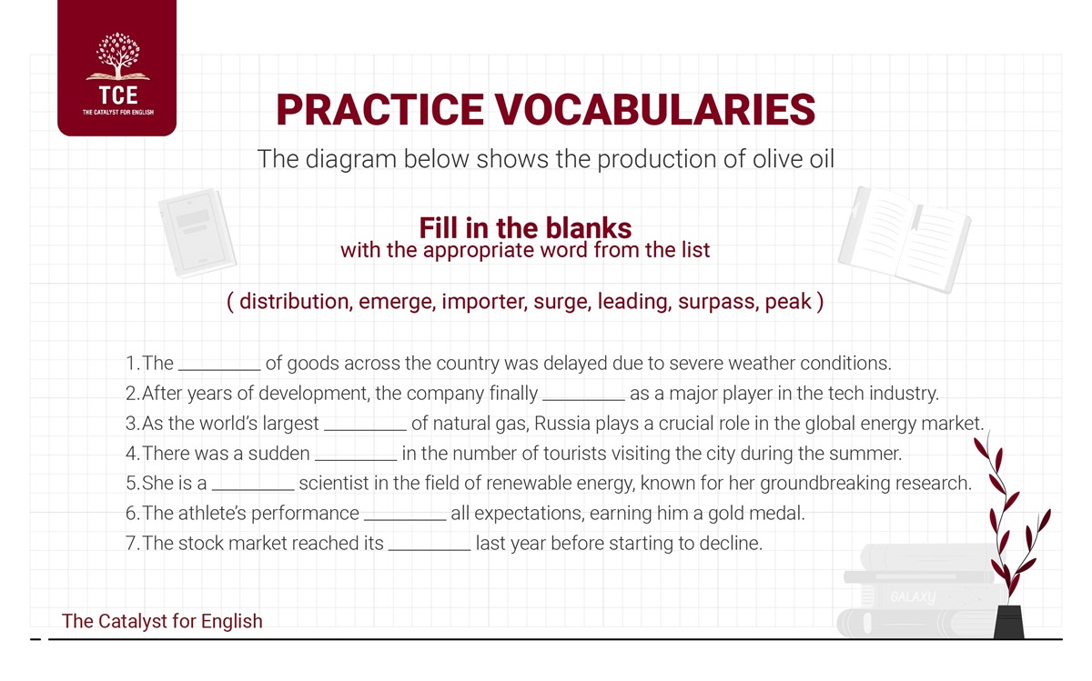 Practice vocabularies