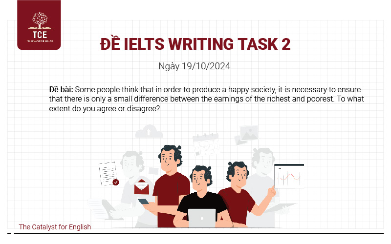 Đề IELTS Writing Task 2 ngày 19/10/2024