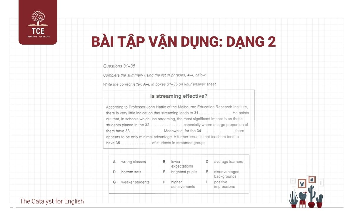Bài vận dụng dạng 2