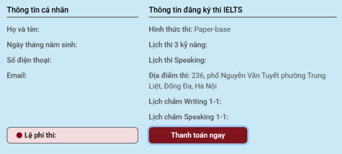 Bill giao dịch