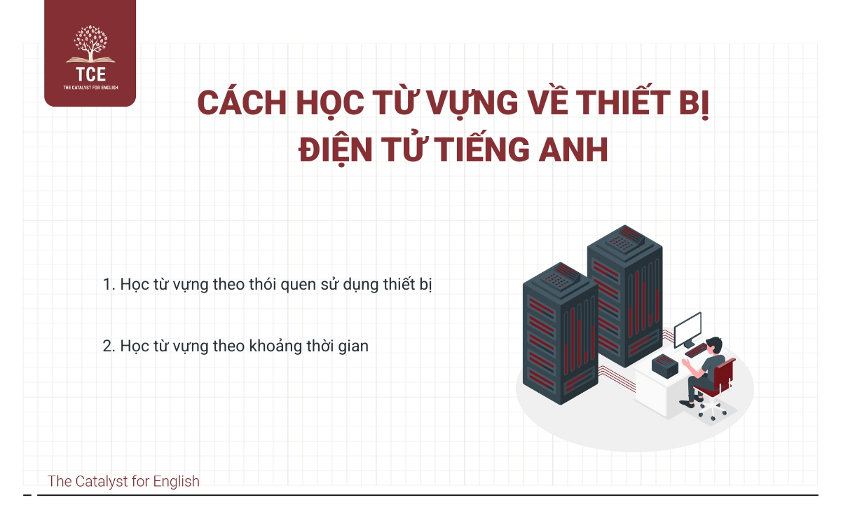Cách học từ vựng về thiết bị điện tử tiếng Anh hiệu quả