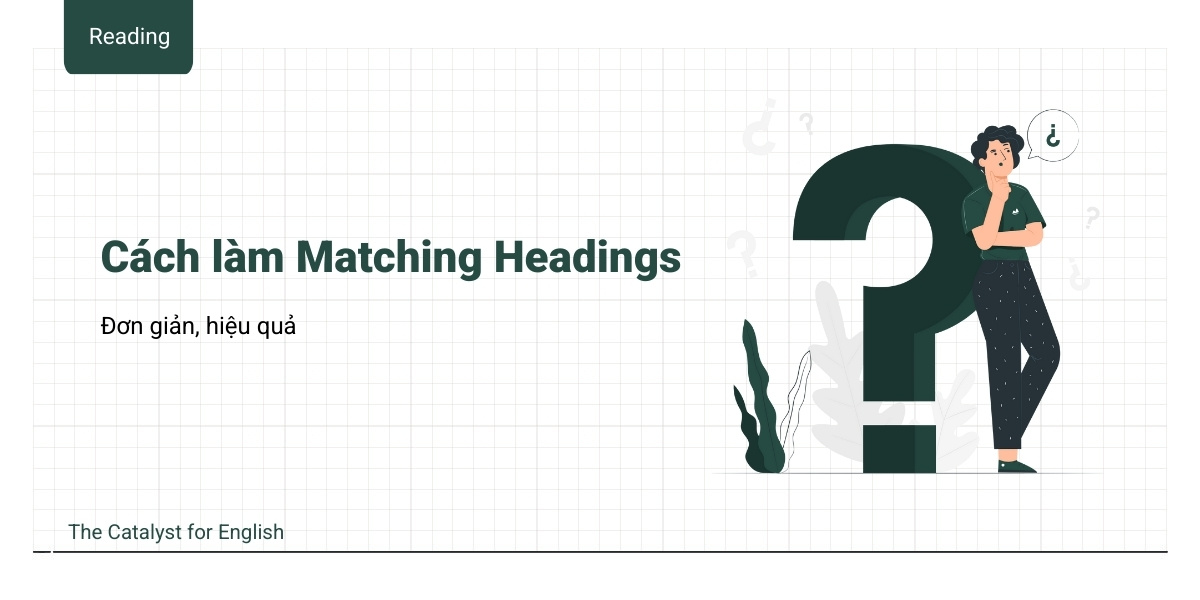 Cách làm Matching Headings IELTS Reading đơn giản, hiệu quả