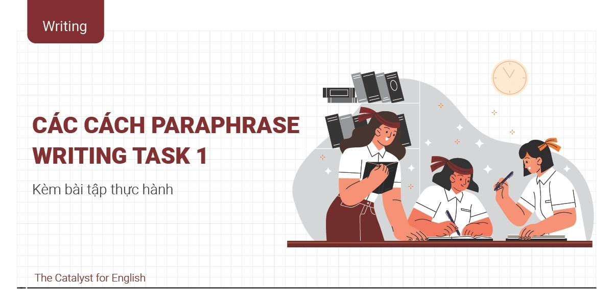 Cách paraphrase writing task 1