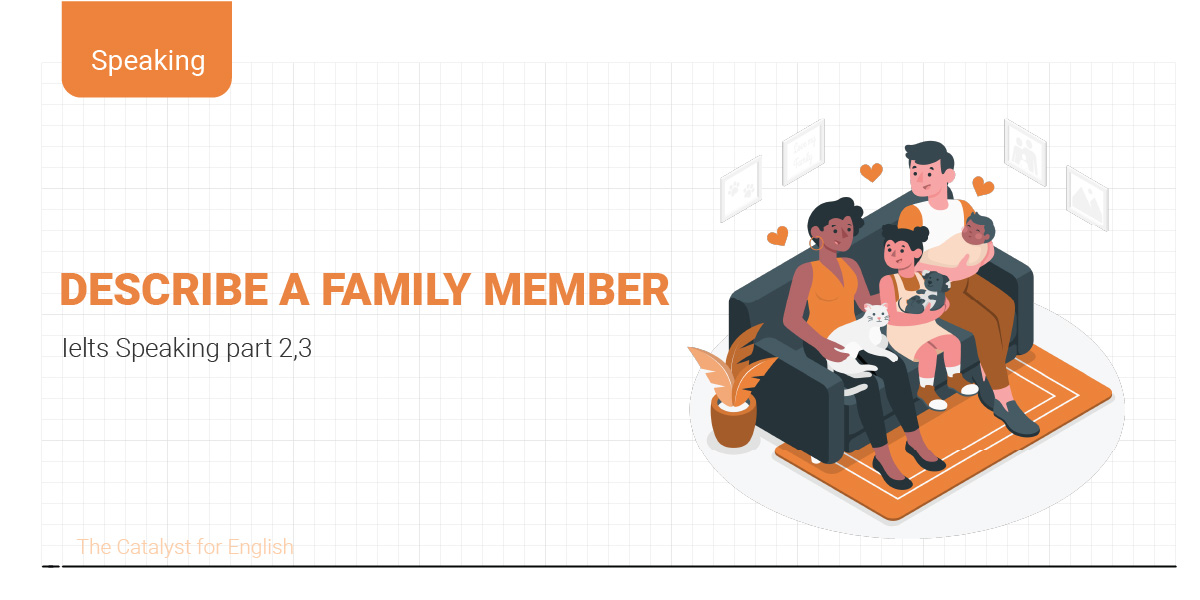 Describe a family member - IELTS Speaking Part 2,3