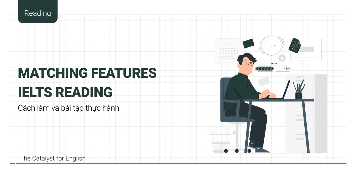 Matching Features IELTS Reading - Cách làm và bài tập thực hành