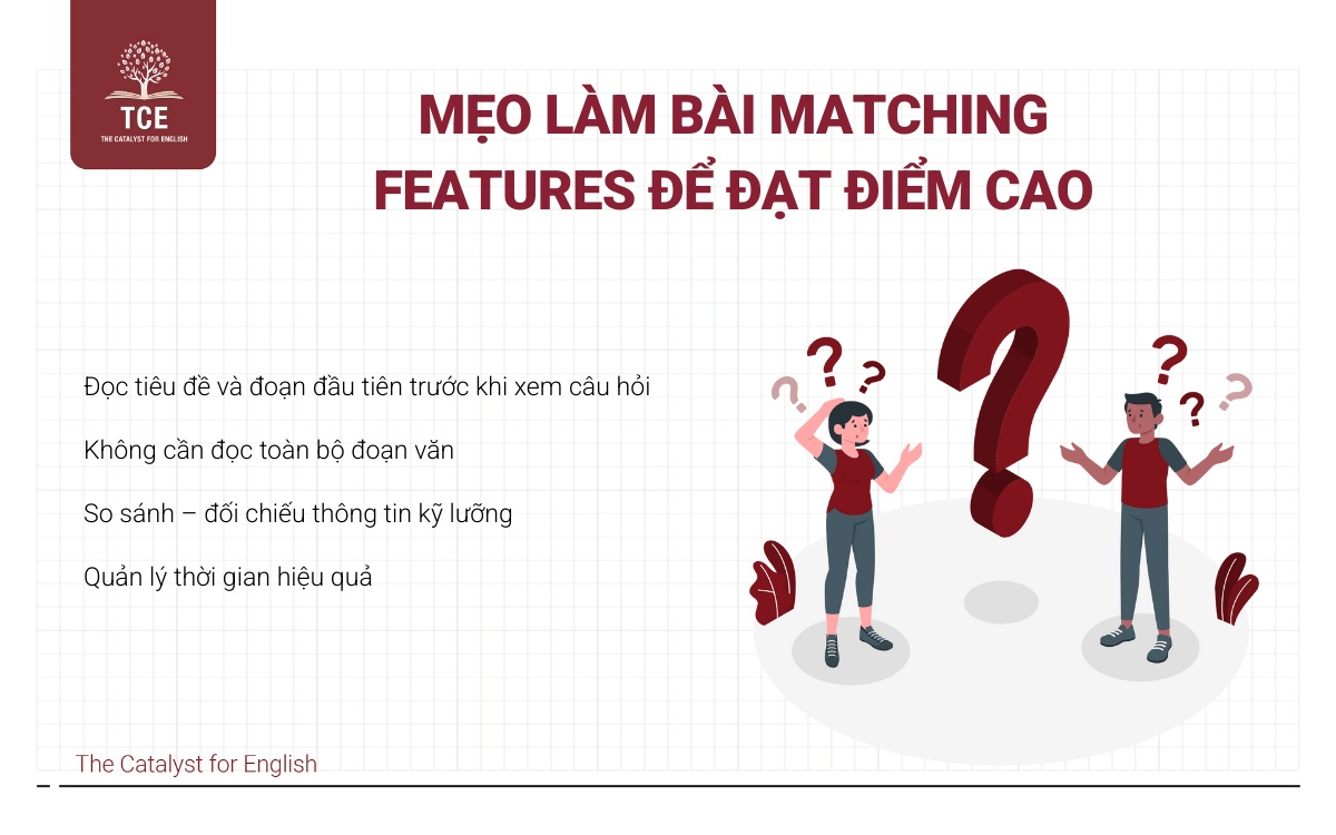 Mẹo làm bài Matching Features để đạt điểm cao