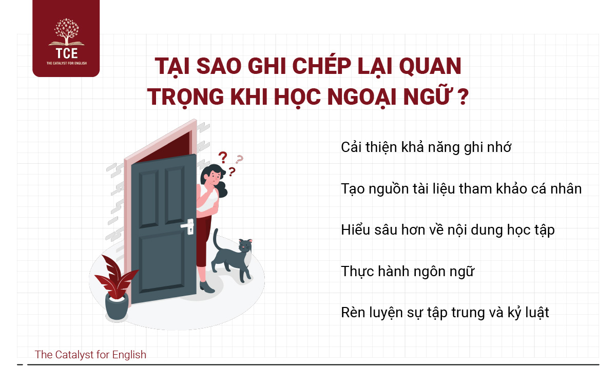 Tại sao ghi chép lại quan trọng khi học ngoại ngữ?