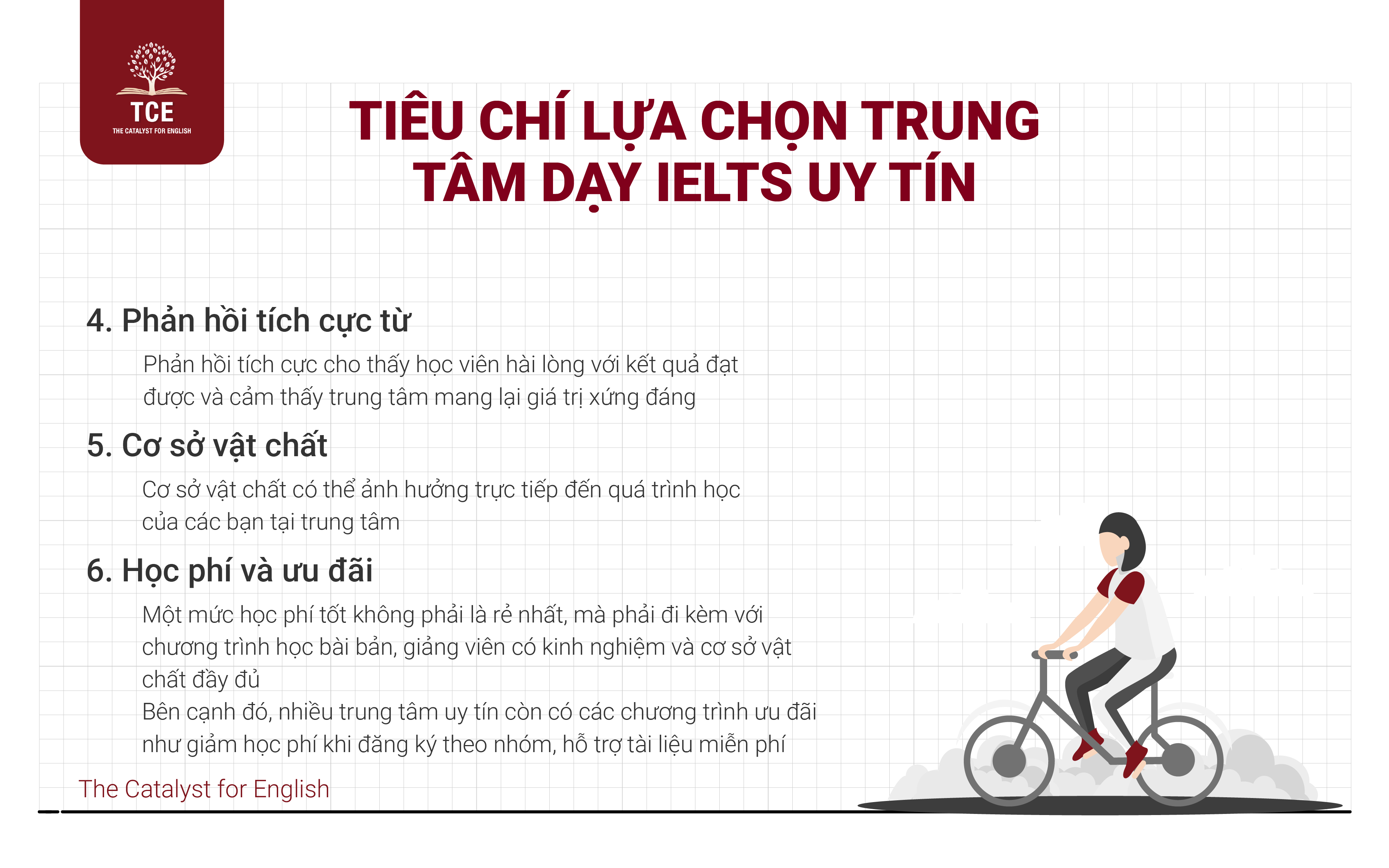 Những tiêu chí cuối cùng để lựa chọn trung tâm dạy IELTS uy tín