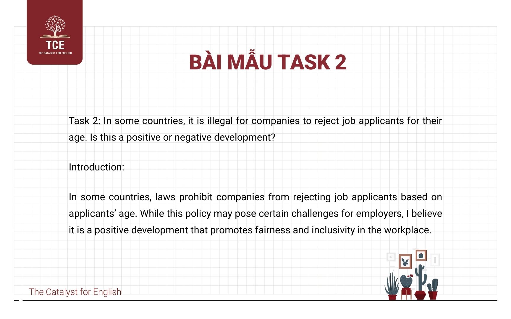 Bài mẫu task 2