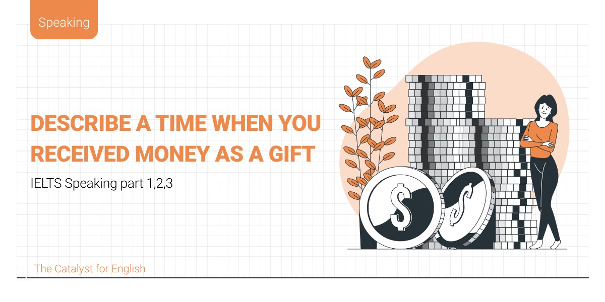 Describe a time when you received money as a gift