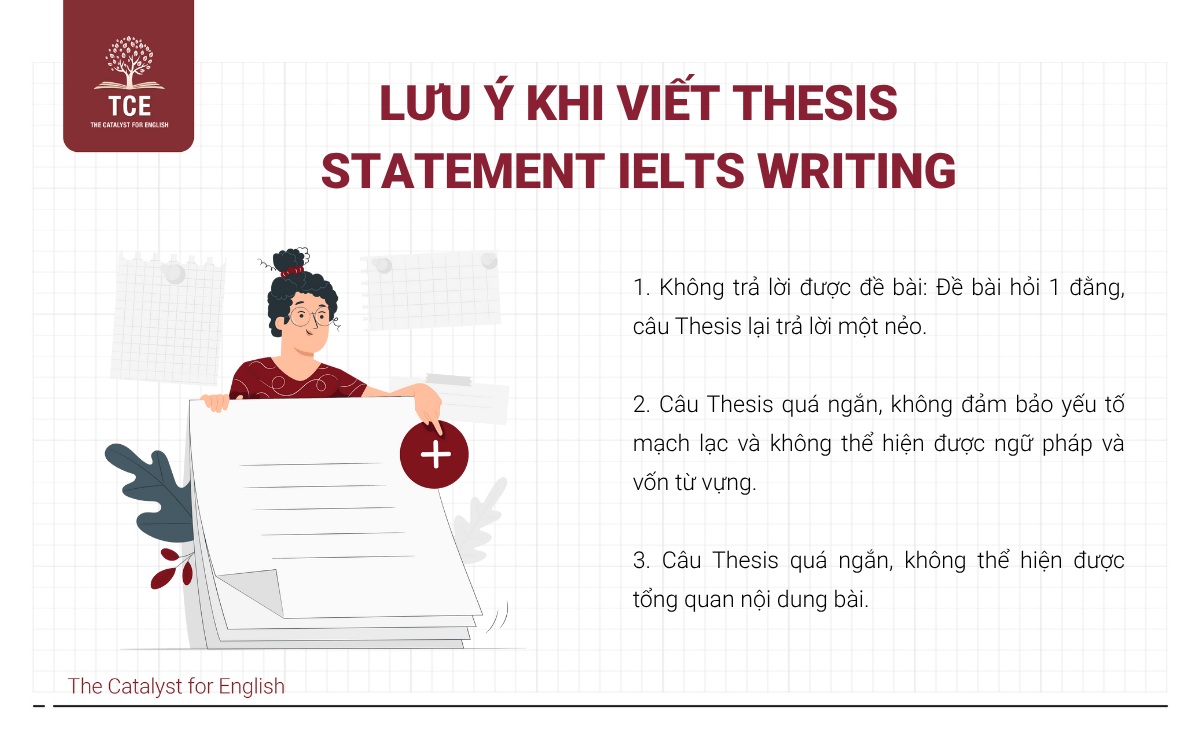 Một số lưu ý khi viết Thesis Statement trong IELTS Writing