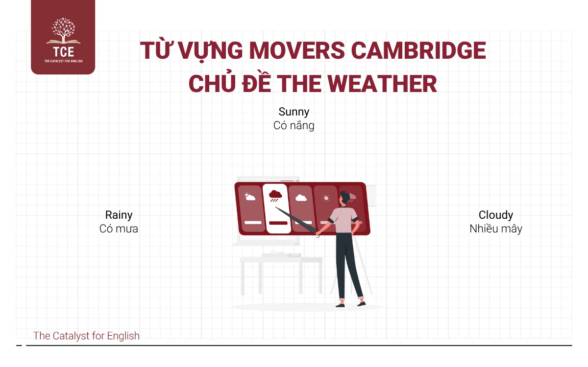 Từ vựng Movers - The weather