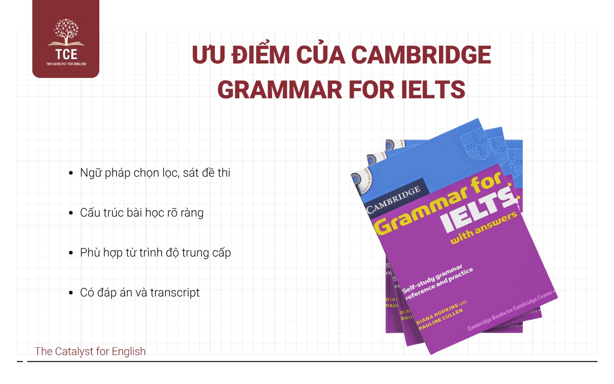 Ưu điểm của Cambridge Grammar for IELTS