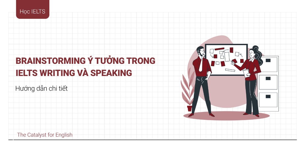 brainstorming ý tưởng trong IELTS Writing và Speaking