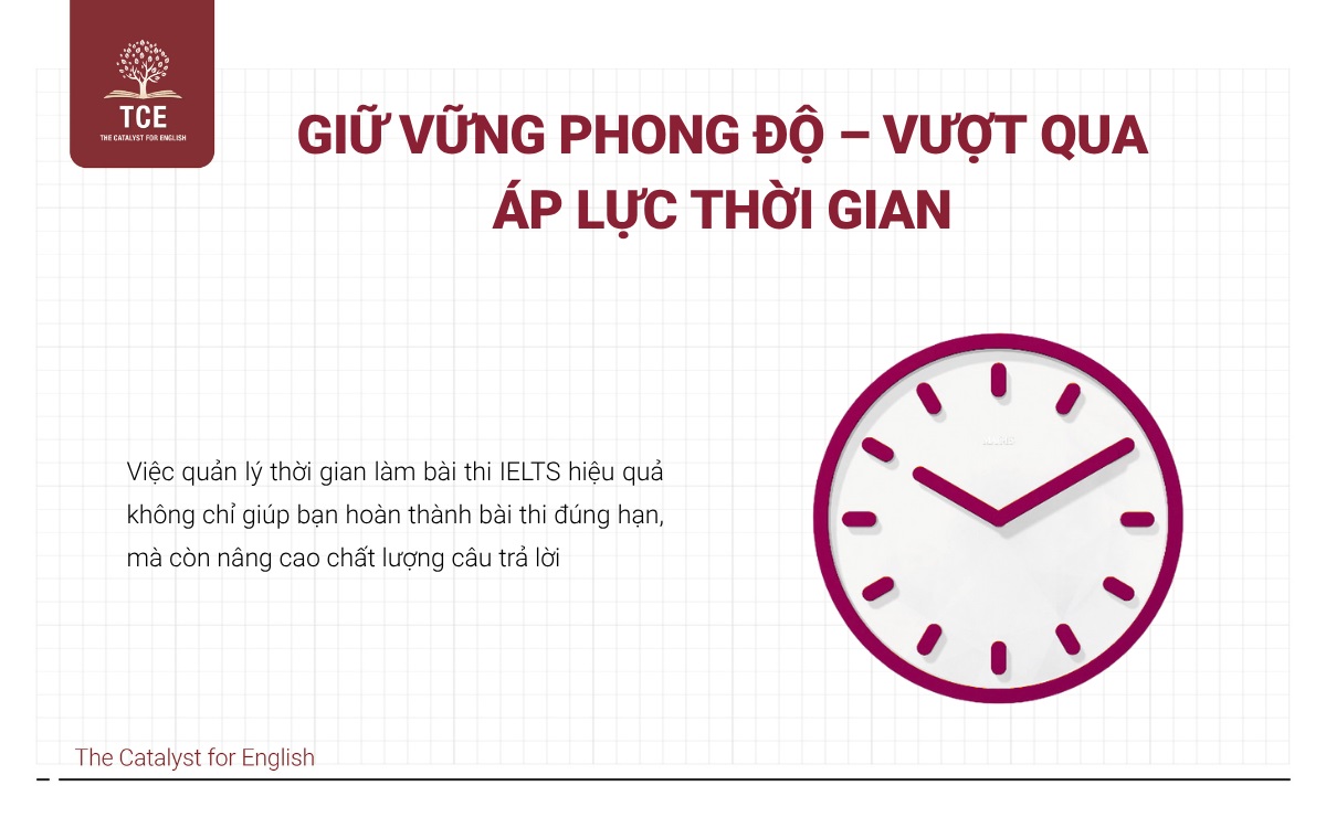 Giữ vững phong độ là một trong những điều quan trọng của người thi IELTS
