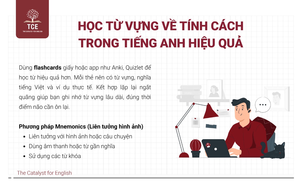 Cách học từ vựng về tính cách trong tiếng Anh hiệu quả
