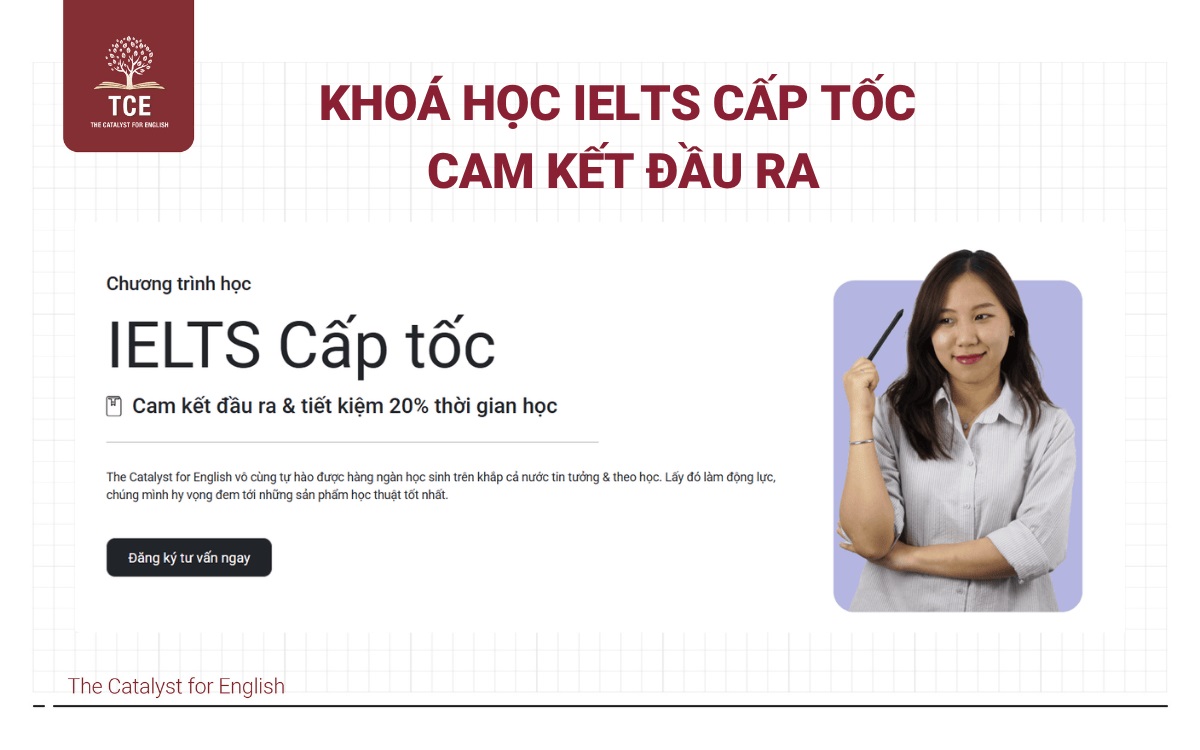 khoá học IELTS cấp tốc