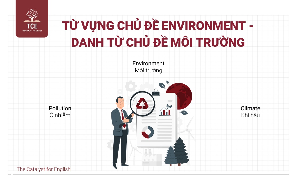 Từ vựng chủ đề environment - Các danh từ tiếng Anh chủ đề môi trường