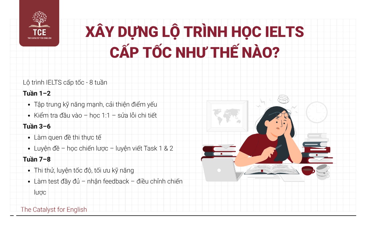 Xây dựng lộ trình học IELTS cấp tốc như thế nào?