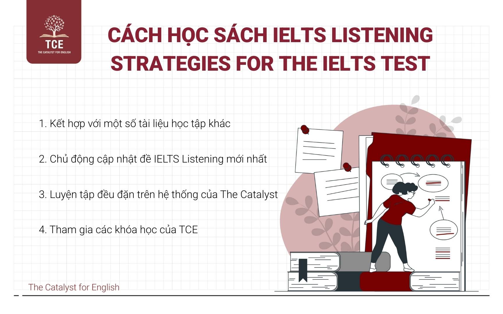 Cách học sách IELTS Listening Strategies for the IELTS test