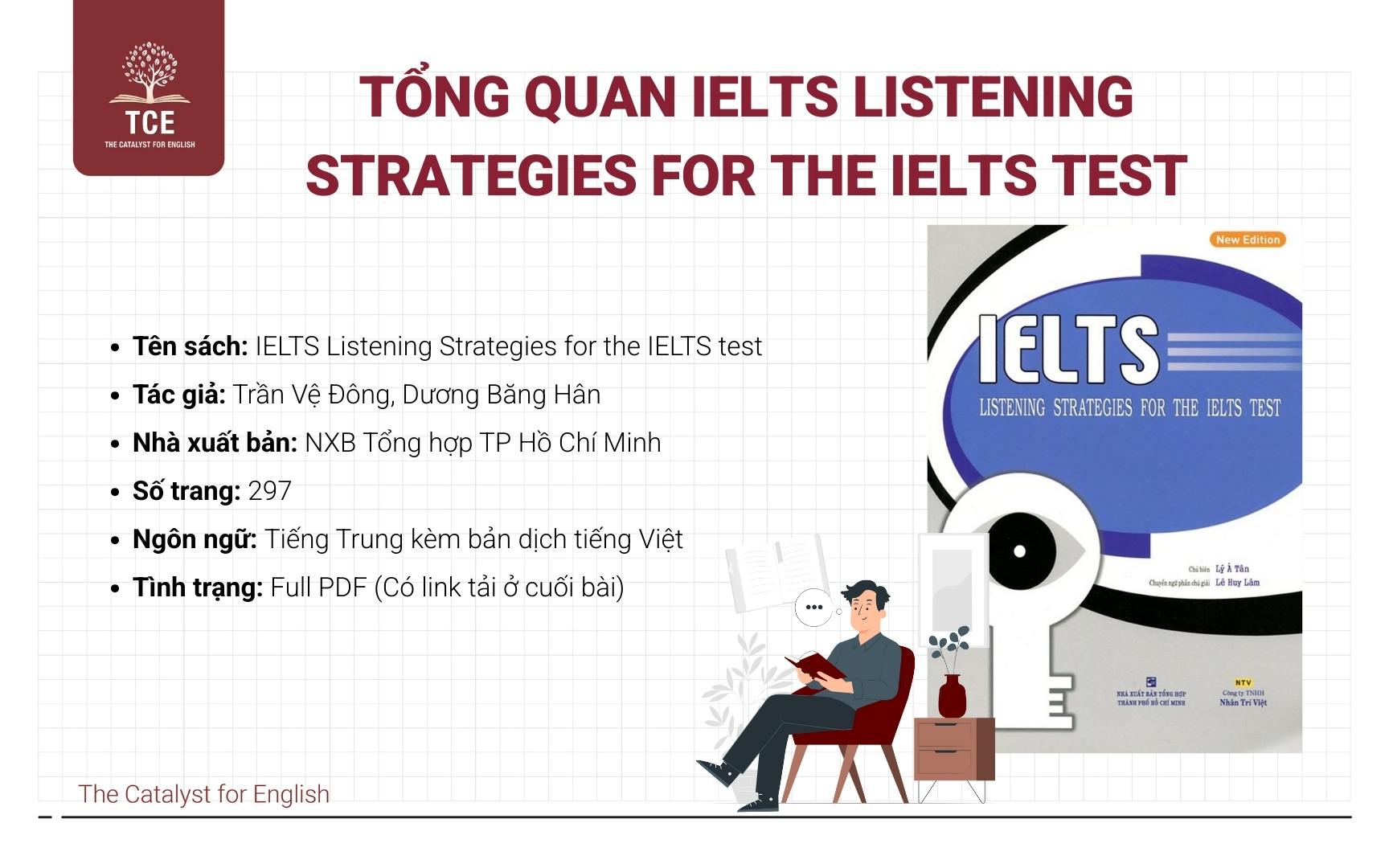Thông tin chung về sách IELTS Listening Strategies for the IELTS test