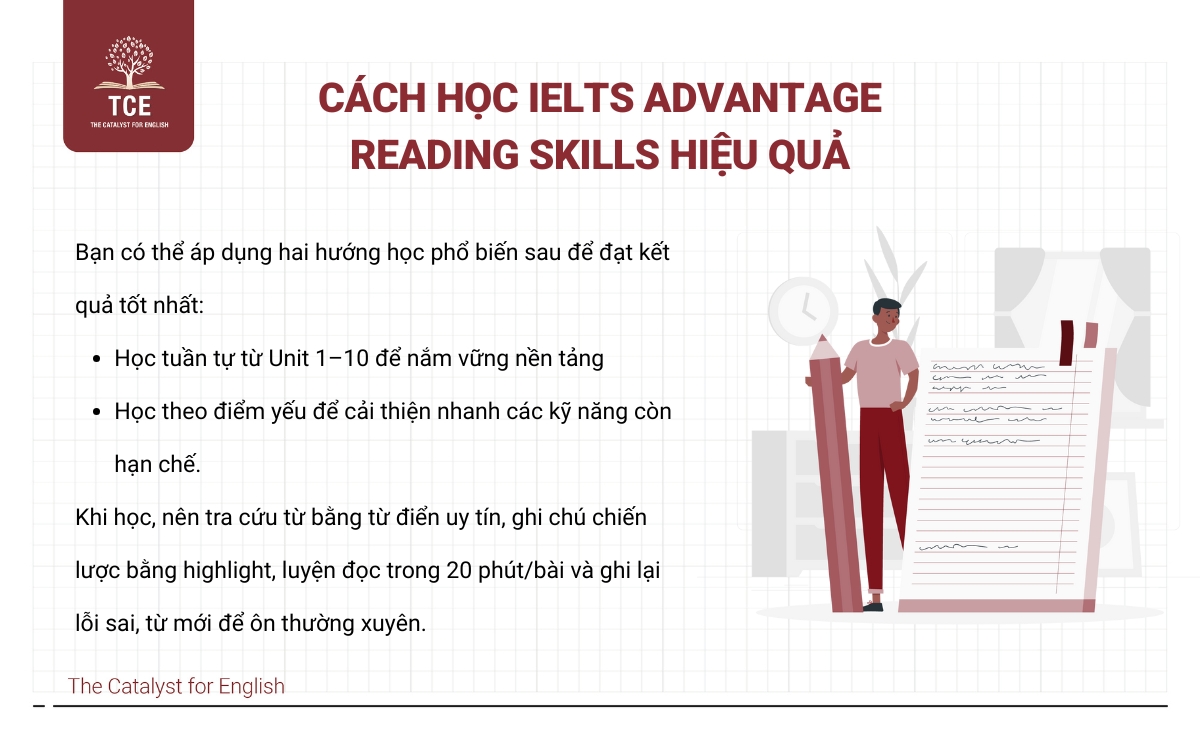 Cách học IELTS Advantage Reading Skills Answer Key hiệu quả