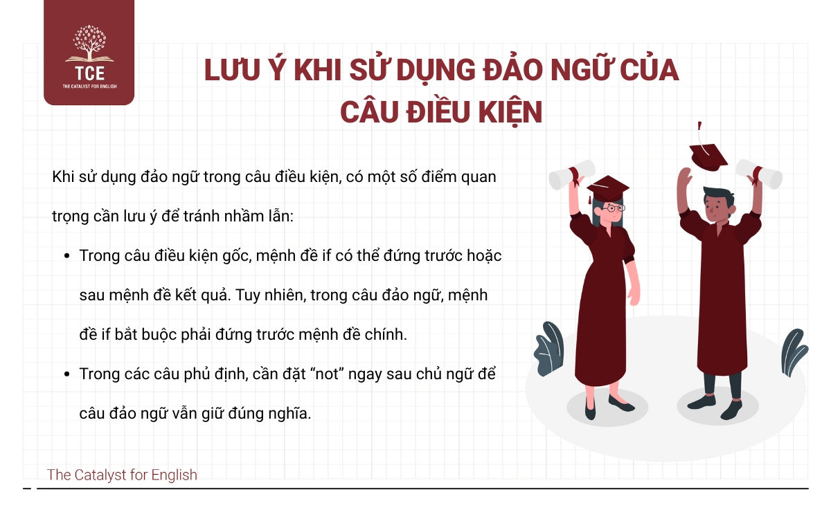 Lưu ý khi sử dụng đảo ngữ của câu điều kiện