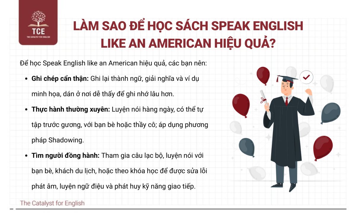 Làm sao để học sách Speak English like an American hiệu quả?