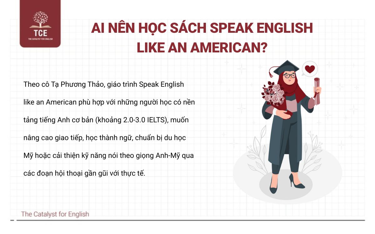 Ai nên học sách Speak English like an American?