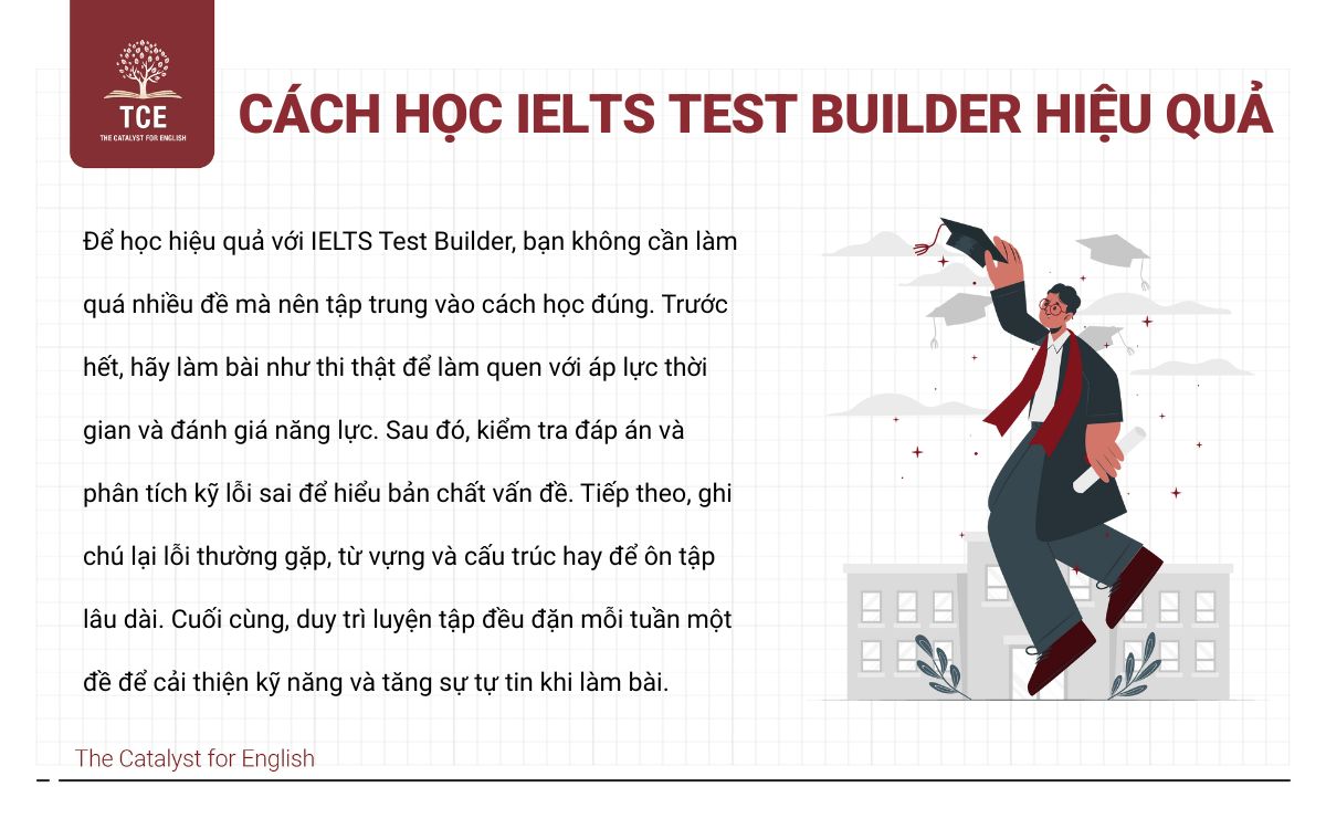 Cách học IELTS Test Builder hiệu quả