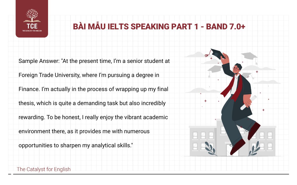 Bài mẫu IELTS Speaking Part 1 - Band 7.0+