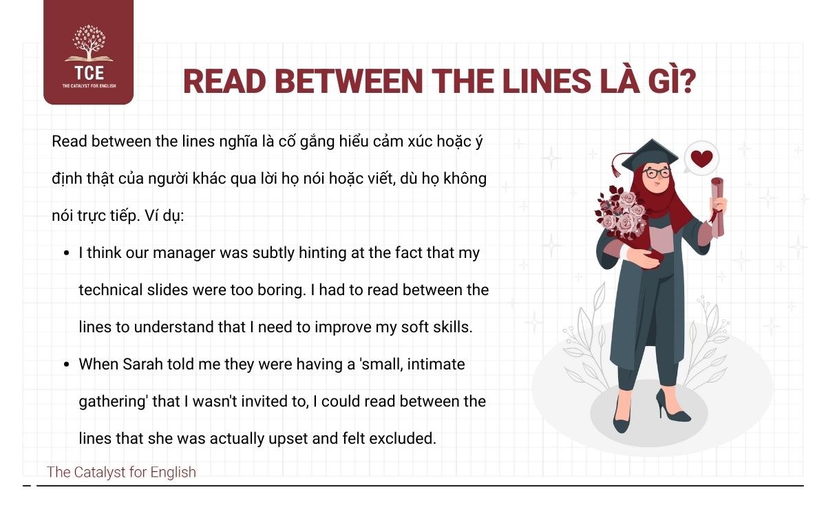Read between the lines là gì?
