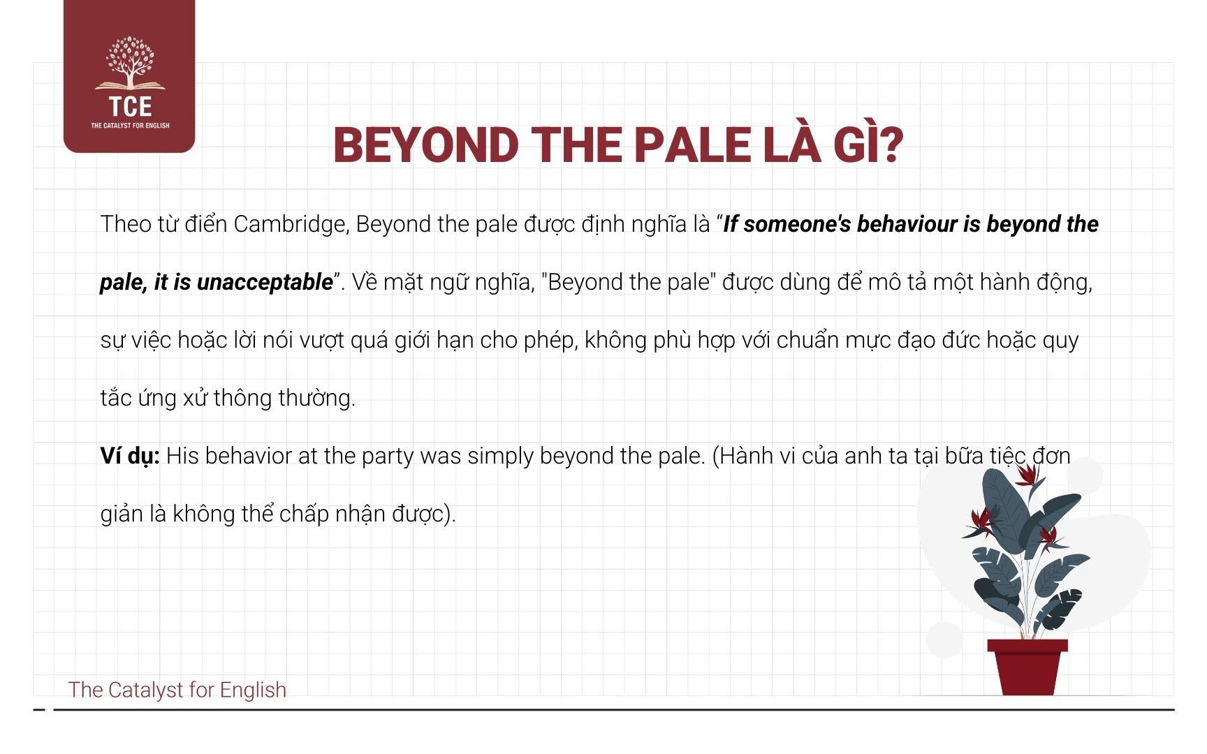 Beyond the pale là gì?