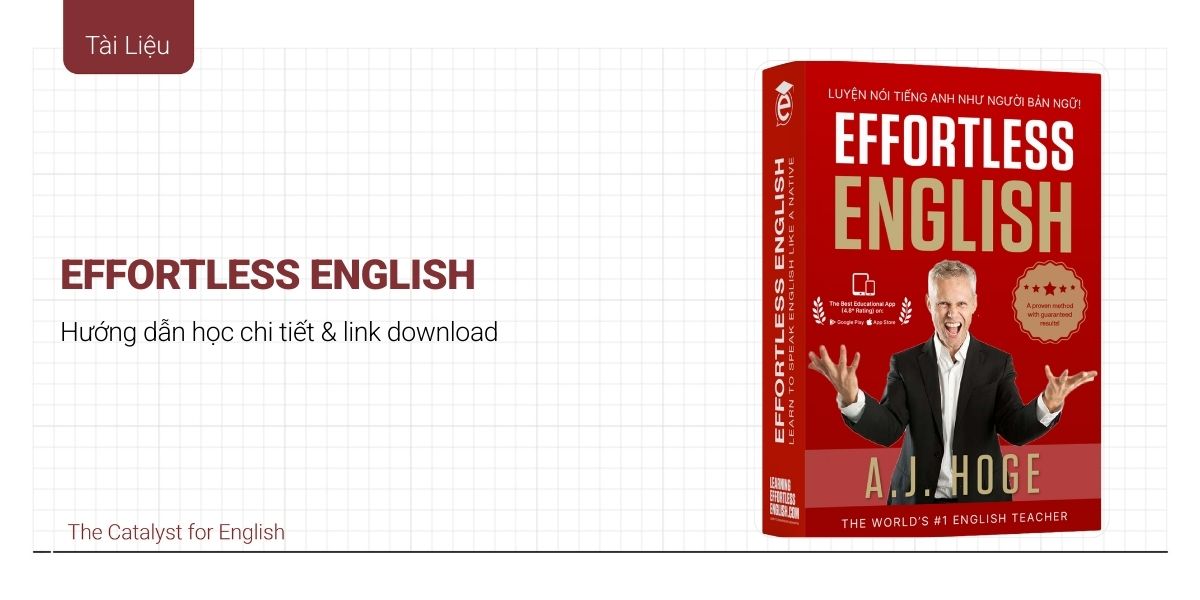 Review sách Effortless English & hướng dẫn học chi tiết