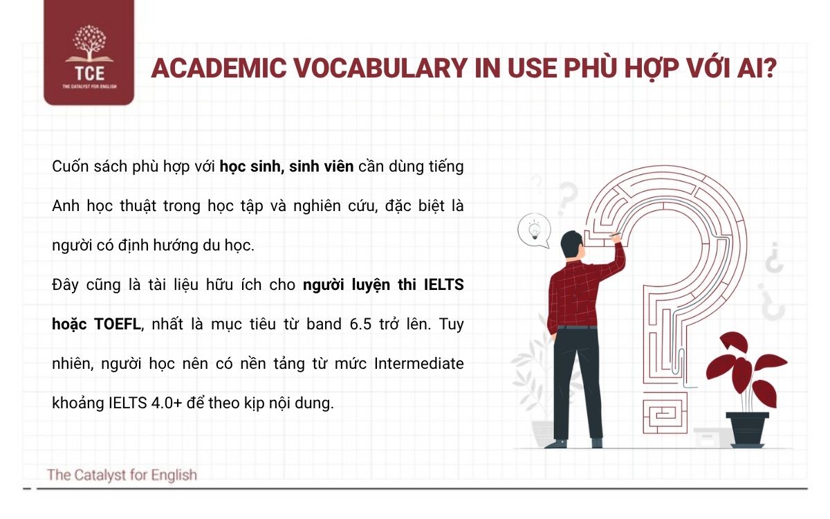 Academic Vocabulary In Use phù hợp với đối tượng nào?