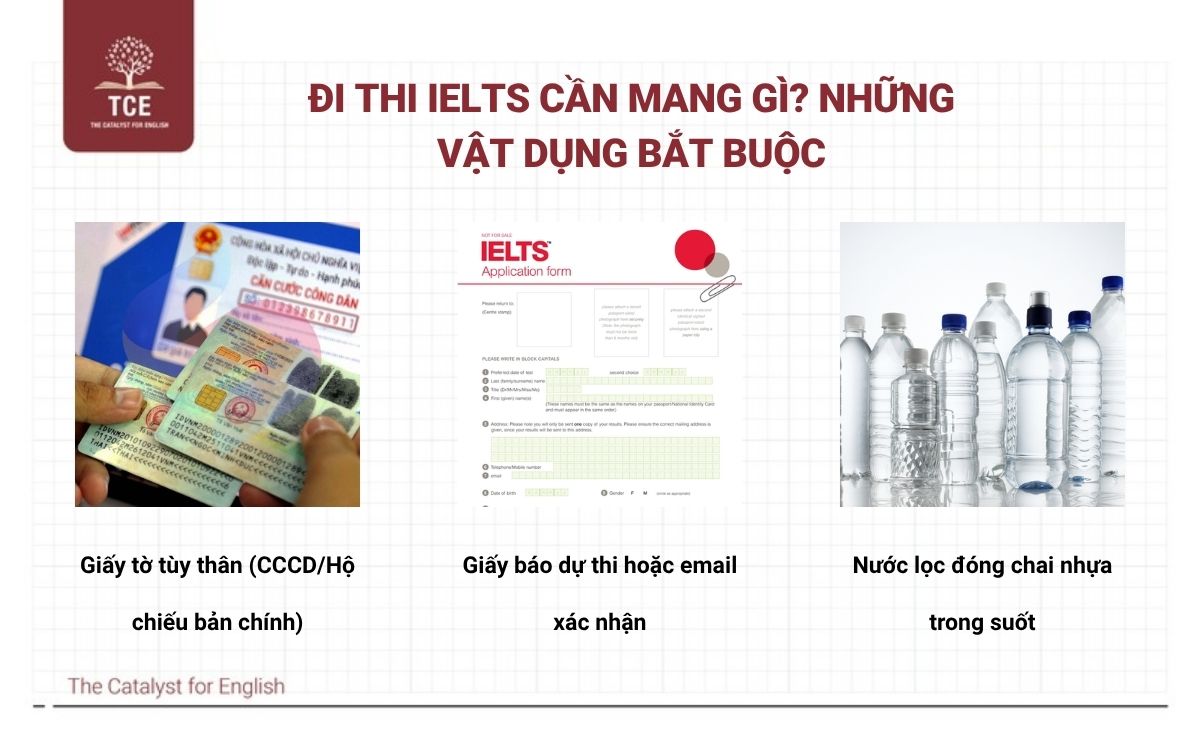 Đi thi IELTS cần mang gì? Những vật dụng bắt buộc
