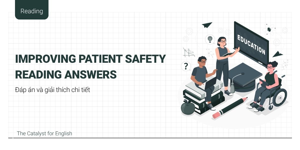 Giải đề Improving Patient Safety Reading Answers IELTS