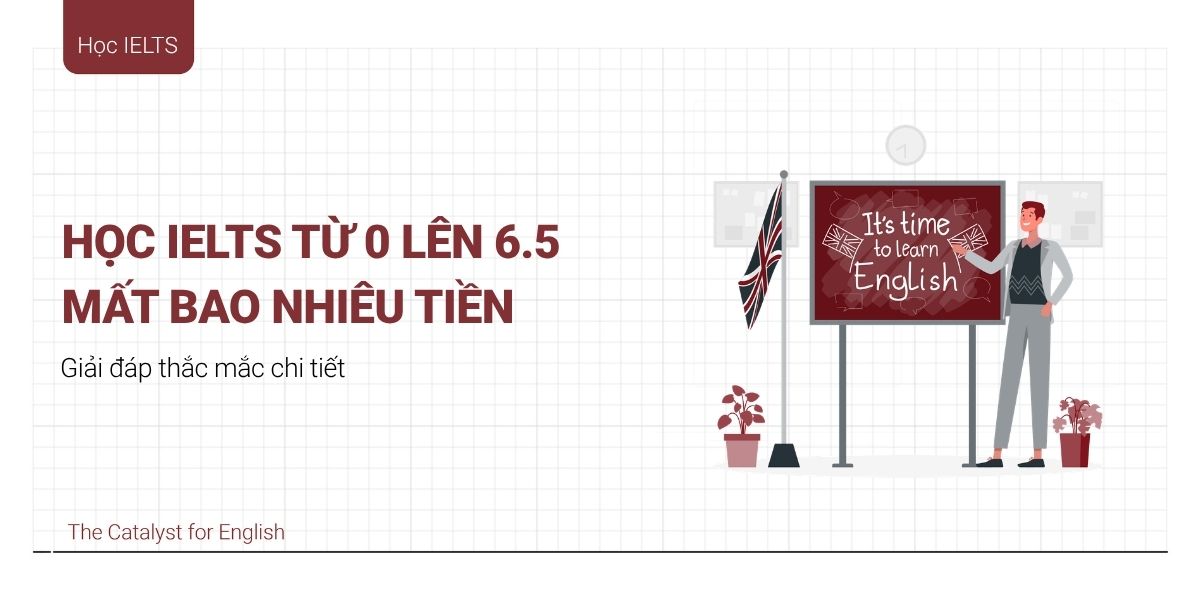 Giải đáp: Học IELTS từ 0 lên 6.5 mất bao nhiêu tiền?