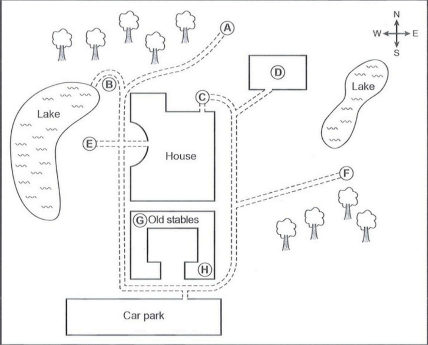 Đáp án câu 16 - 20 (MAP LABELLING)